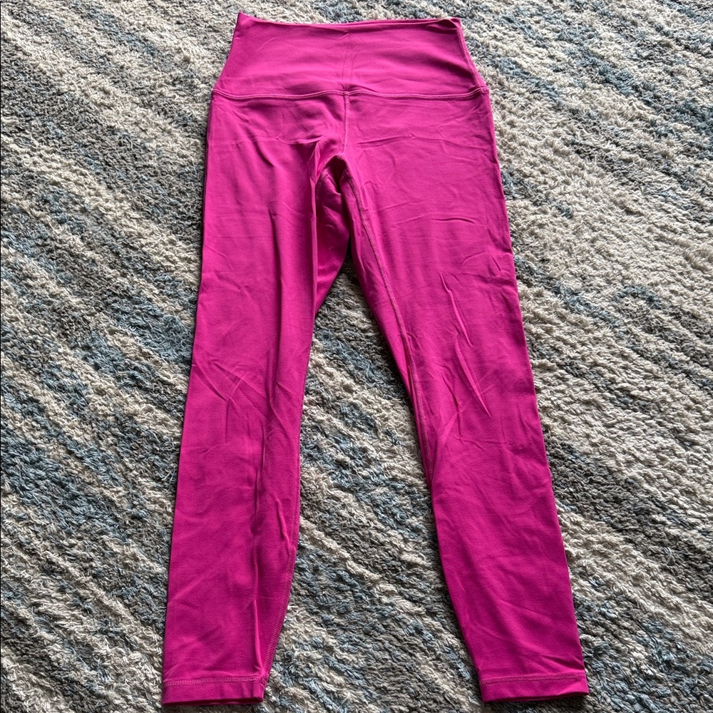 CRZ YOGA Women's Pink 7/8 Leggings
